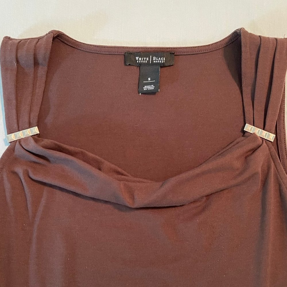 WHITE HOUSE BLACK MARKET Sleeveless Tank for Women Size Small - Picture 4 of 4